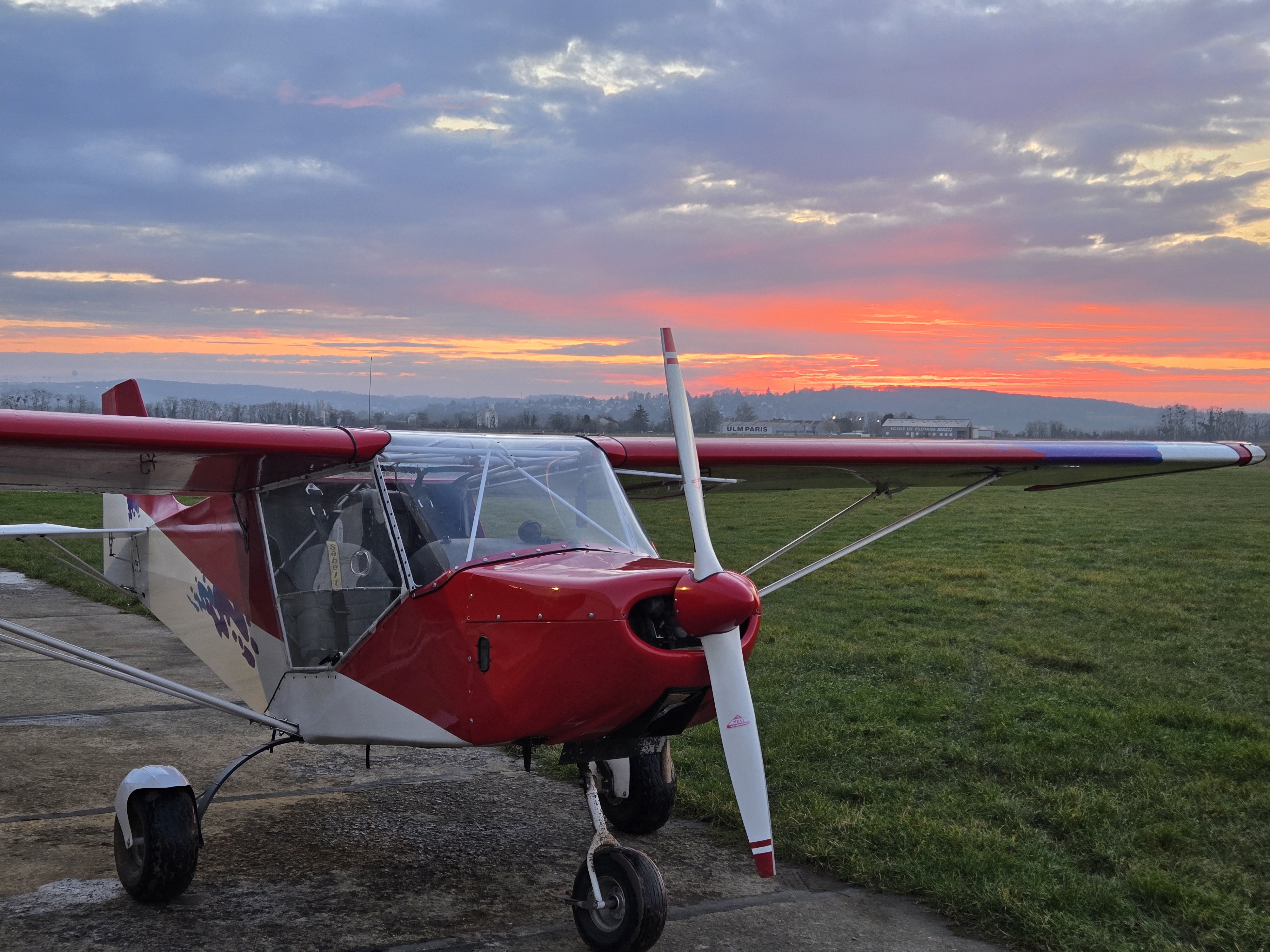 Passager en vol au-dessus de l’Île-de-France (photo à remplacer)