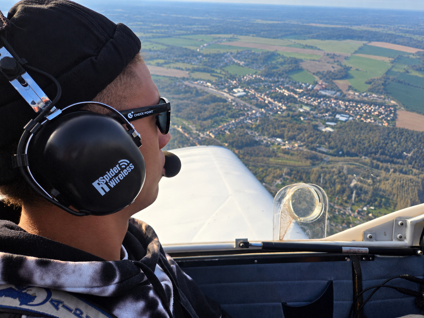 Cockpit ULM, instructeur et élève (photo à remplacer)